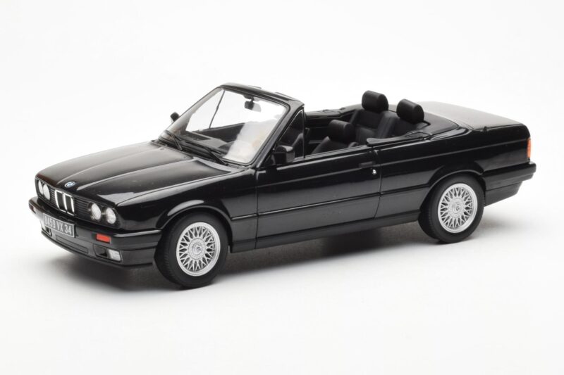 BMW 325i E30 カブリオレ ブラック メタリック Norev 1:18