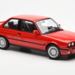 BMW 325i E30 レッド Norev 1:18 - image 4 of 6
