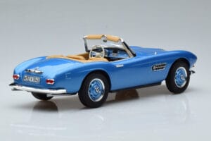 BMW 507 ブルー Norev 1:18 183234 メタル - 画像 2/6