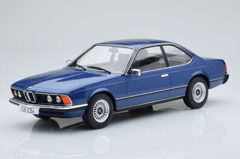 BMW 628 CSi E24 ブルー MCG 1:18