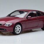 BMW 645Ci E63 ダークレッド Kyosho 1:18 08701CR メタル