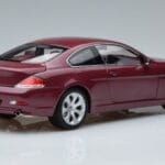 BMW 645Ci E63 ダークレッド Kyosho 1:18 08701CR メタル - image 3 of 7