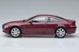 BMW 645Ci E63 ダークレッド Kyosho 1:18 08701CR メタル - 画像 4/7