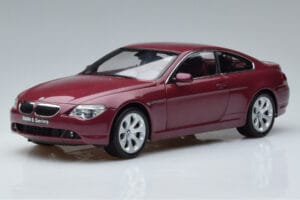 BMW 645Ci E63 ダークレッド Kyosho 1:18 08701CR メタル