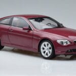 BMW 645Ci E63 ダークレッド Kyosho 1:18 08701CR メタル - image 5 of 7