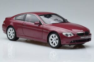 BMW 645Ci E63 ダークレッド Kyosho 1:18 08701CR メタル - 画像 5/7
