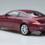 BMW 645Ci E63 ダークレッド Kyosho 1:18 08701CR メタル - image 6 of 7