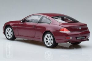 BMW 645Ci E63 ダークレッド Kyosho 1:18 08701CR メタル - 画像 6/7