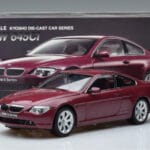 BMW 645Ci E63 ダークレッド Kyosho 1:18 08701CR メタル - image 7 of 7