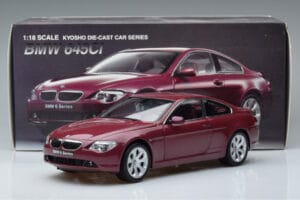 BMW 645Ci E63 ダークレッド Kyosho 1:18 08701CR メタル - 画像 7/7