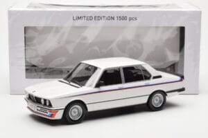 BMW M535i E12 ホワイト Norev 1:18 183265 メタル - 画像 5/5