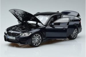 BMW M3 F80 Competition ブルー Norev 1:18 183236 メタル - 画像 2/7
