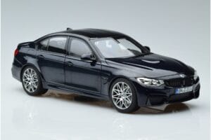 BMW M3 F80 Competition ブルー Norev 1:18 183236 メタル - 画像 5/7