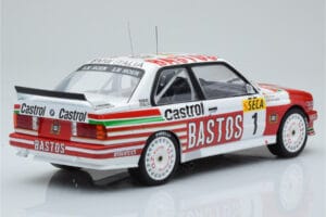 BMW M3 E30 Bastos #1 R. Ravaglia / E. Pirro / E. Van de Poele 24 Hours of Spa 1991 IXO 1:18 18RMC081A メタル - 画像 2/6