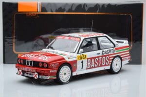 BMW M3 E30 Bastos #1 R. Ravaglia / E. Pirro / E. Van de Poele 24 Hours of Spa 1991 IXO 1:18 18RMC081A メタル - 画像 6/6