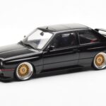 BMW M3 E30 Sport Evolution ブラック カスタムホイール AUTOart 1:18