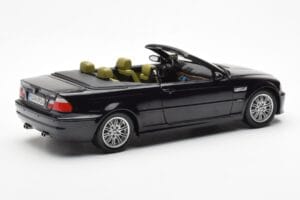 BMW M3 E46 カブリオレ ブラック Kyosho 1:18 80430024431 メタル - 画像 3/8