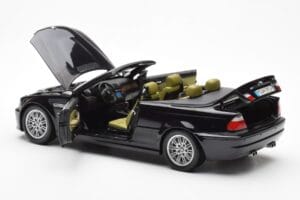 BMW M3 E46 カブリオレ ブラック Kyosho 1:18 80430024431 メタル - 画像 5/8