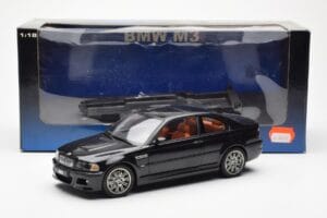 BMW M3 E46 ブラック AUTOart 1:18 70541 メタル - 画像 8/8