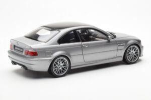 BMW M3 E46 CSL グレー Kyosho 1:18 80430302734 メタル - 画像 3/8