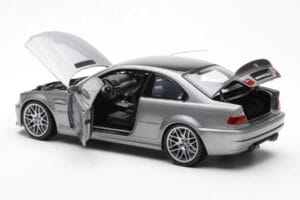 BMW M3 E46 CSL グレー Kyosho 1:18 80430302734 メタル - 画像 5/8