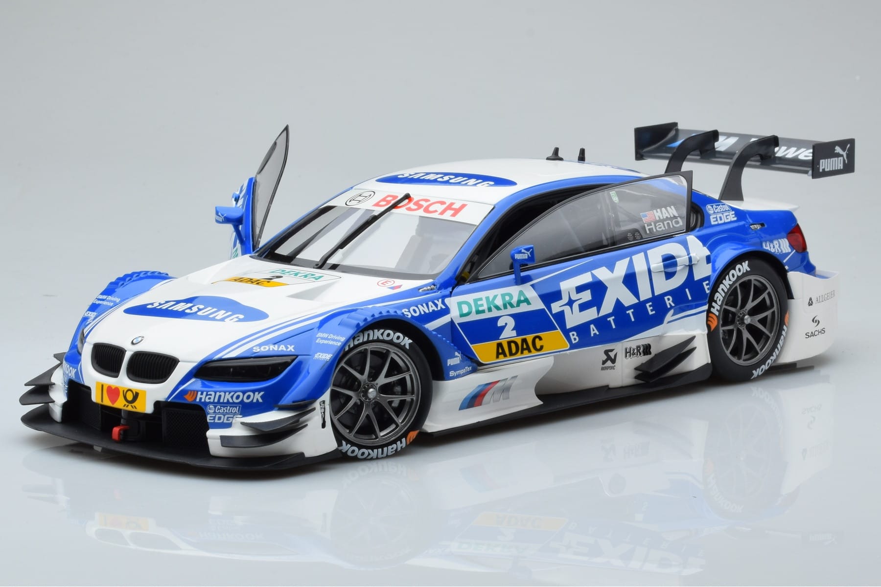 BMW M3 #2 BMW Team RMG A.J. Hand DTM 2012 Minichamps 1:18 100122202 メタル - 画像 2/8