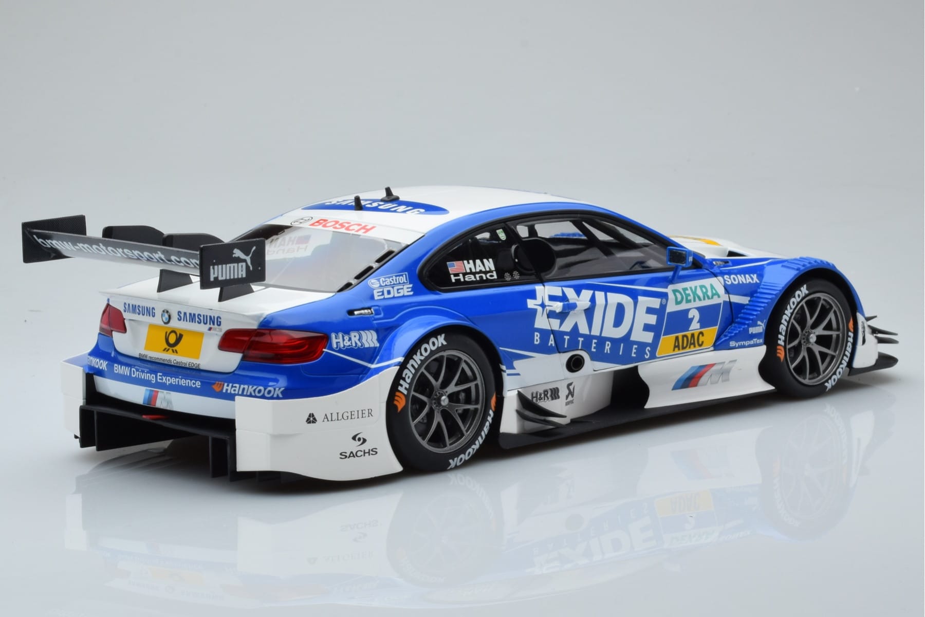 BMW M3 #2 BMW Team RMG A.J. Hand DTM 2012 Minichamps 1:18 100122202 メタル - 画像 3/8