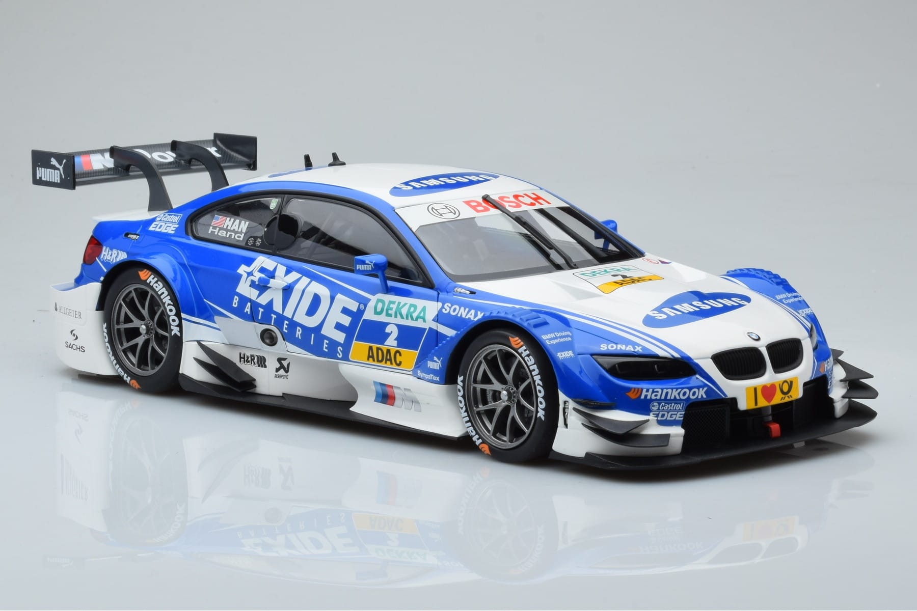 BMW M3 #2 BMW Team RMG A.J. Hand DTM 2012 Minichamps 1:18 100122202 メタル - 画像 5/8