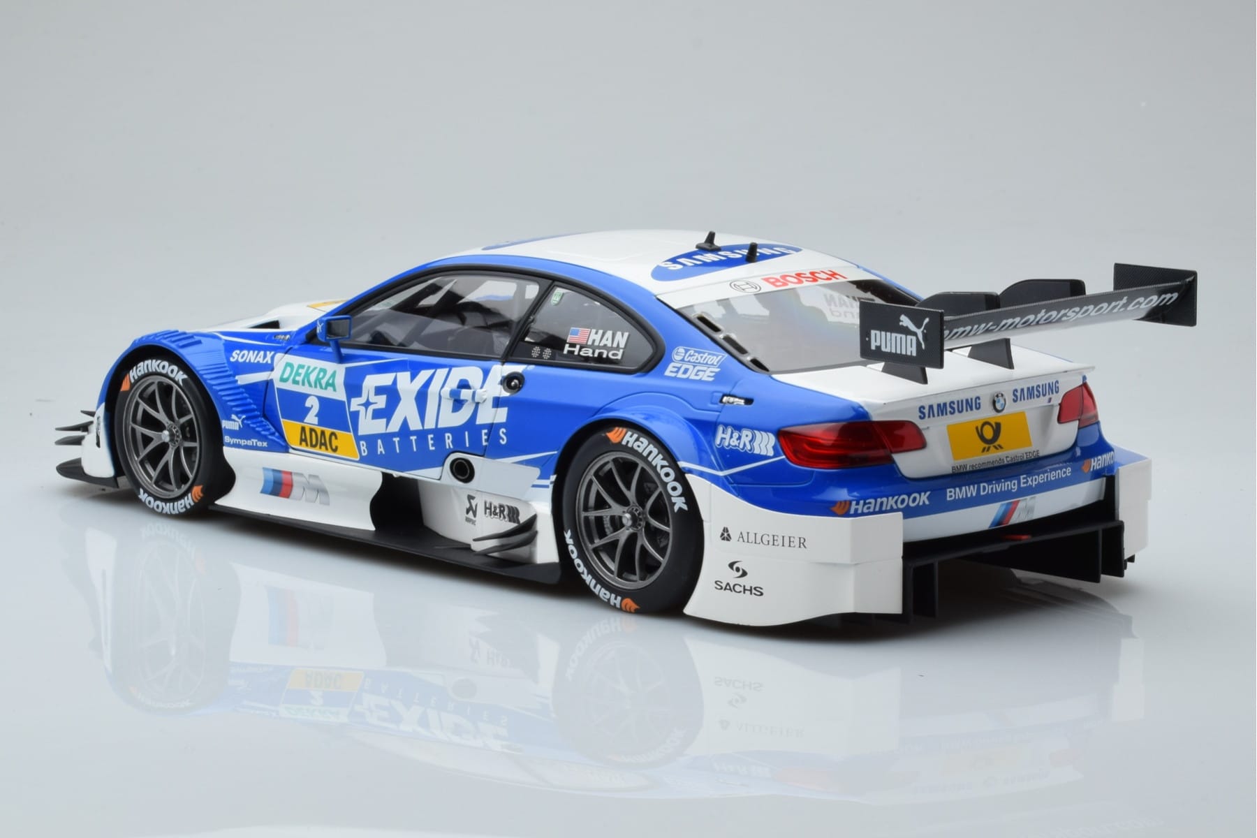 BMW M3 #2 BMW Team RMG A.J. Hand DTM 2012 Minichamps 1:18 100122202 メタル - 画像 6/8