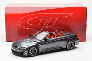 BMW M4 F83 カブリオレ グレー GT Spirit 1:18 GT081 レジン - 画像 6/6