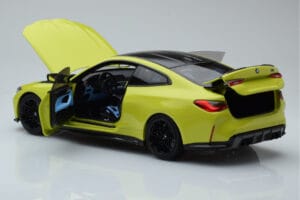 BMW M4 G82 イエロー ディーラーエディション Minichamps 1:18 80435A51949 メタル - 画像 5/8