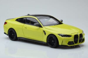 BMW M4 G82 イエロー ディーラーエディション Minichamps 1:18 80435A51949 メタル - 画像 6/8
