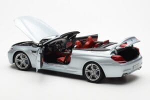 BMW M6 F12 カブリオレ Silverstone シルバー II Paragon 1:18 80432253656 メタル - 画像 5/8
