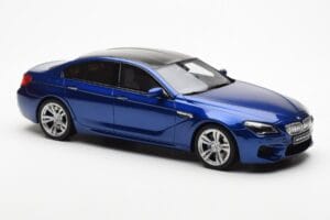 BMW M6 F06 グランクーペ ブルー GT Spirit 1:18 GT184 レジン - 画像 4/6