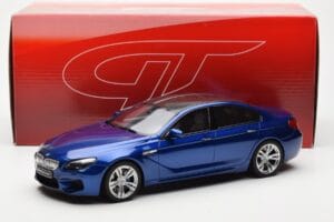 BMW M6 F06 グランクーペ ブルー GT Spirit 1:18 GT184 レジン - 画像 6/6