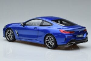 BMW M850i G15 ブルーメタリック Norev 1:18 183286 メタル - 画像 6/7