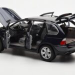 BMW X5 4.4i E53 ダークブルー Kyosho 1:18 - image 5 of 8