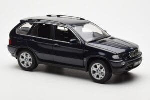 BMW X5 4.4i E53 ダークブルー Kyosho 1:18 08521DB メタル - 画像 6/8