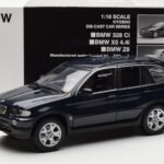 BMW X5 4.4i E53 ダークブルー Kyosho 1:18 - image 8 of 8