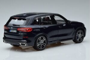 BMW X5 G05 ブルー Norev 1:18 183283 メタル - 画像 3/7
