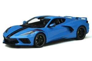 Chevrolet Corvette C8 ラピッドブルー GT Spirit 1:18 GT286 レジン - 画像 2/7