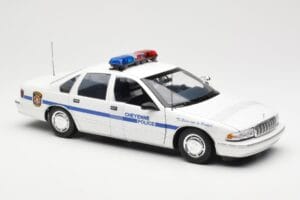Chevrolet Caprice Cheyenne ポリス UT Models 1:18 21025 メタル - 画像 4/6