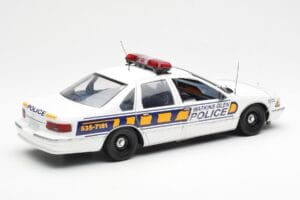 Chevrolet Caprice Watkins Glen ポリス UT Models 1:18 21028 メタル - 画像 2/6