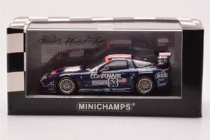 Chevrolet Corvette C5R #53 R. Fellows / J. O'Connell / F. Freon 24 Hours of Le Mans 2003 Minichamps 1:43 400031453 メタル - 画像 4/4