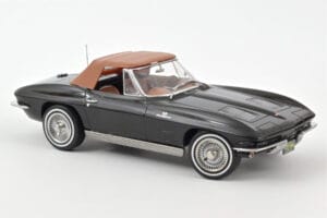Chevrolet Corvette C2 Sting Ray カブリオレ Norev 1:18 189055 メタル - 画像 3/3