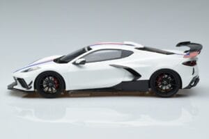 Chevrolet Hennessey Corvette C8 Arctic ホワイト GT Spirit 1:18 GT317 レジン - 画像 3/6