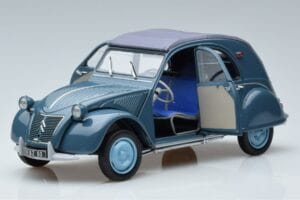 Citroen 2CV AZL ブルー Norev 1:18 181485 メタル - 画像 2/7