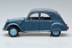 Citroen 2CV AZL ブルー Norev 1:18 181485 メタル - 画像 4/7