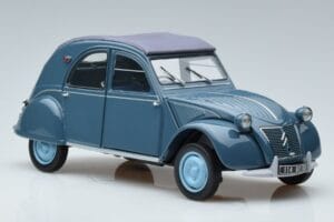 Citroen 2CV AZL ブルー Norev 1:18 181485 メタル - 画像 5/7