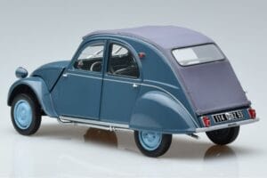 Citroen 2CV AZL ブルー Norev 1:18 181485 メタル - 画像 6/7